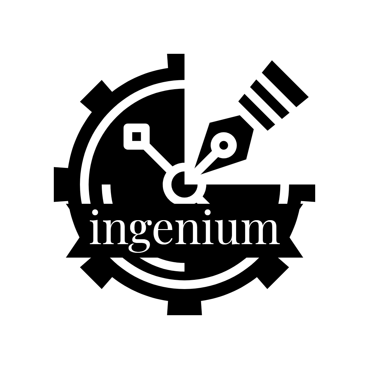 ingenium logos black