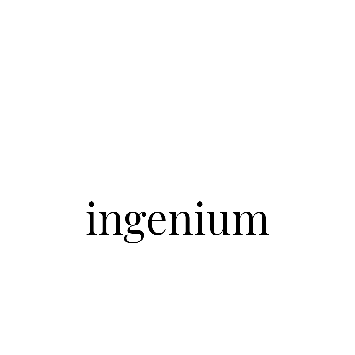 ingenium logos white